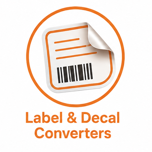 label & decal converters