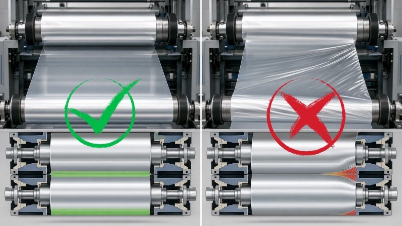 Why Is Your BOPP Film Wrinkling? 5 Troubleshooting Tips for Operators film roller pressure and alignment