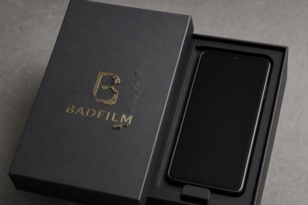 Post-Lamination Foil Stamping Failure: A BOPP Film Case Study Close-up of premium phone box with standard BOPP lamination showing peeling gold foil logo, bubbles and poor adhesion after hot stamping