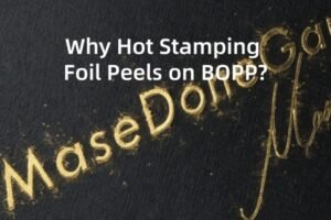 Insufficient Corona Treatment Causes Foil Peel on BOPP foil peeling on bopp film