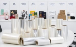 Packaging Lamination: Does Your Packaging Really Need It? packaging types and bopp film rolls display