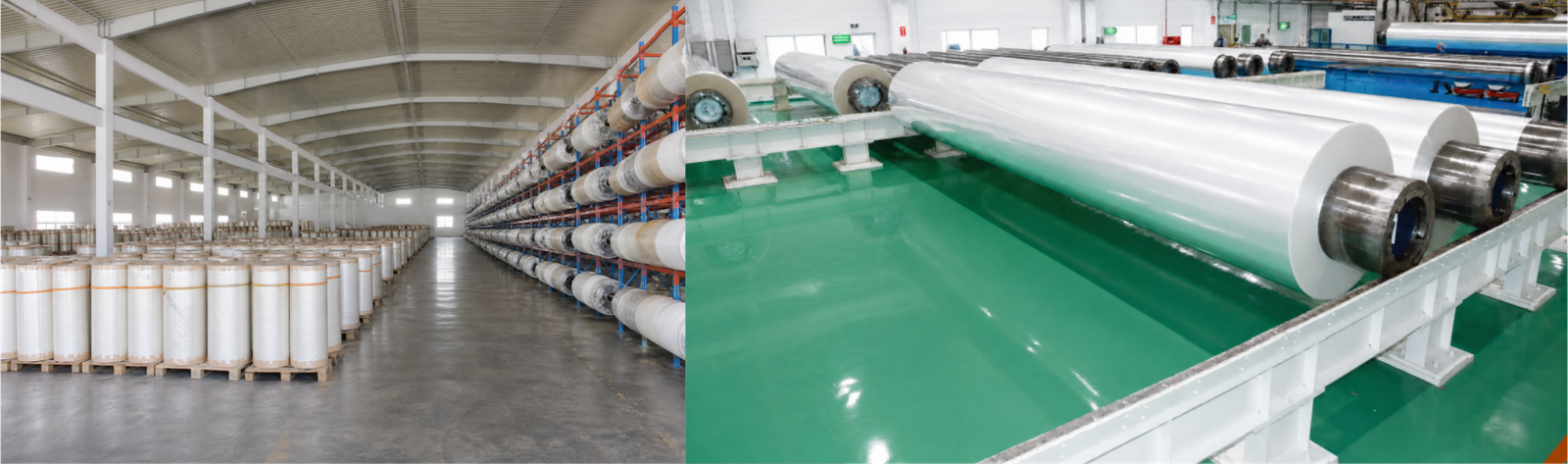 shunzhan film warehouse and production line