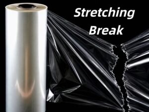 BOPP Film Common Defects: Stretching Break stretching break